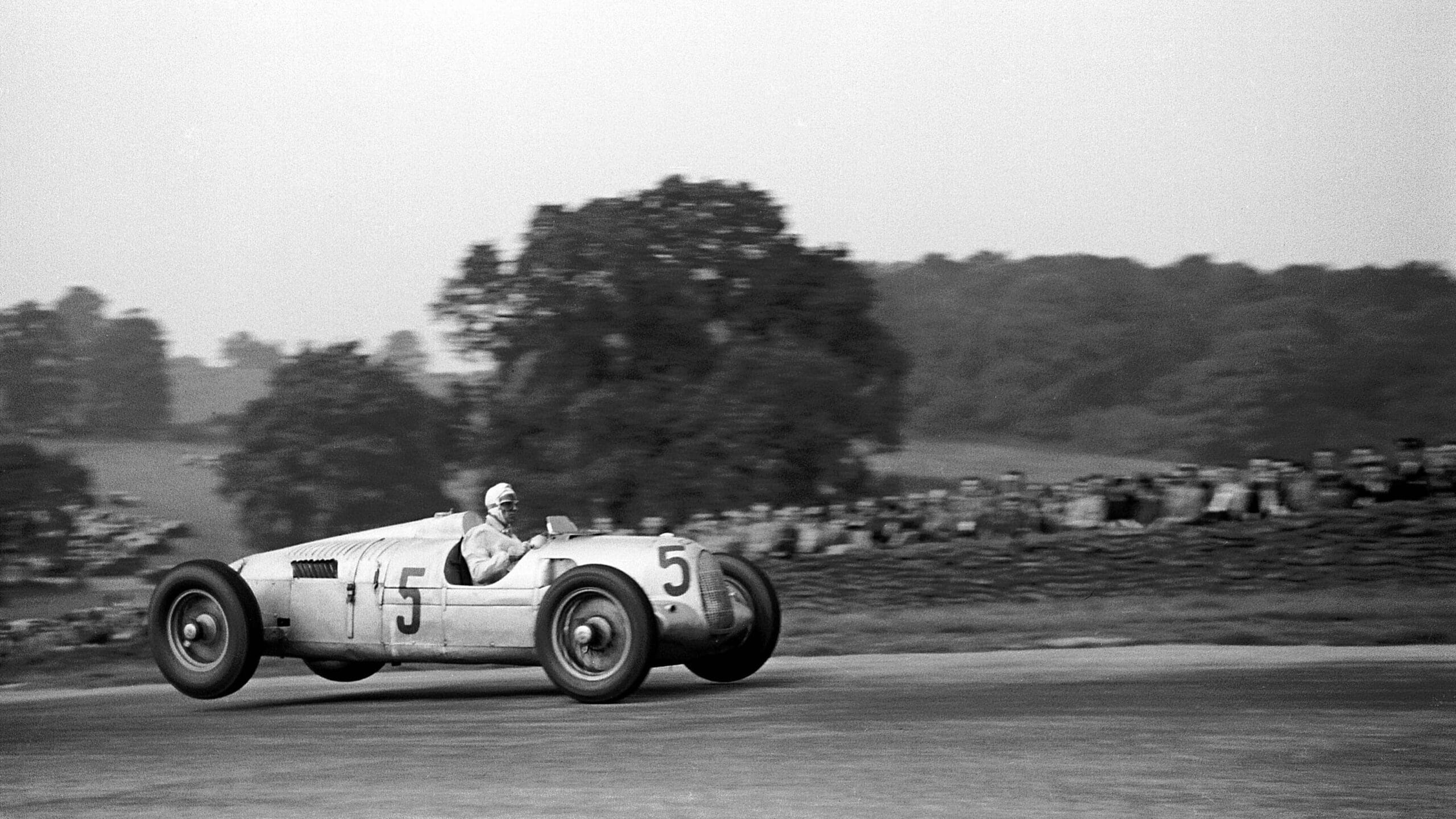 Bernd Rosemeyer at Donington Park in 1937