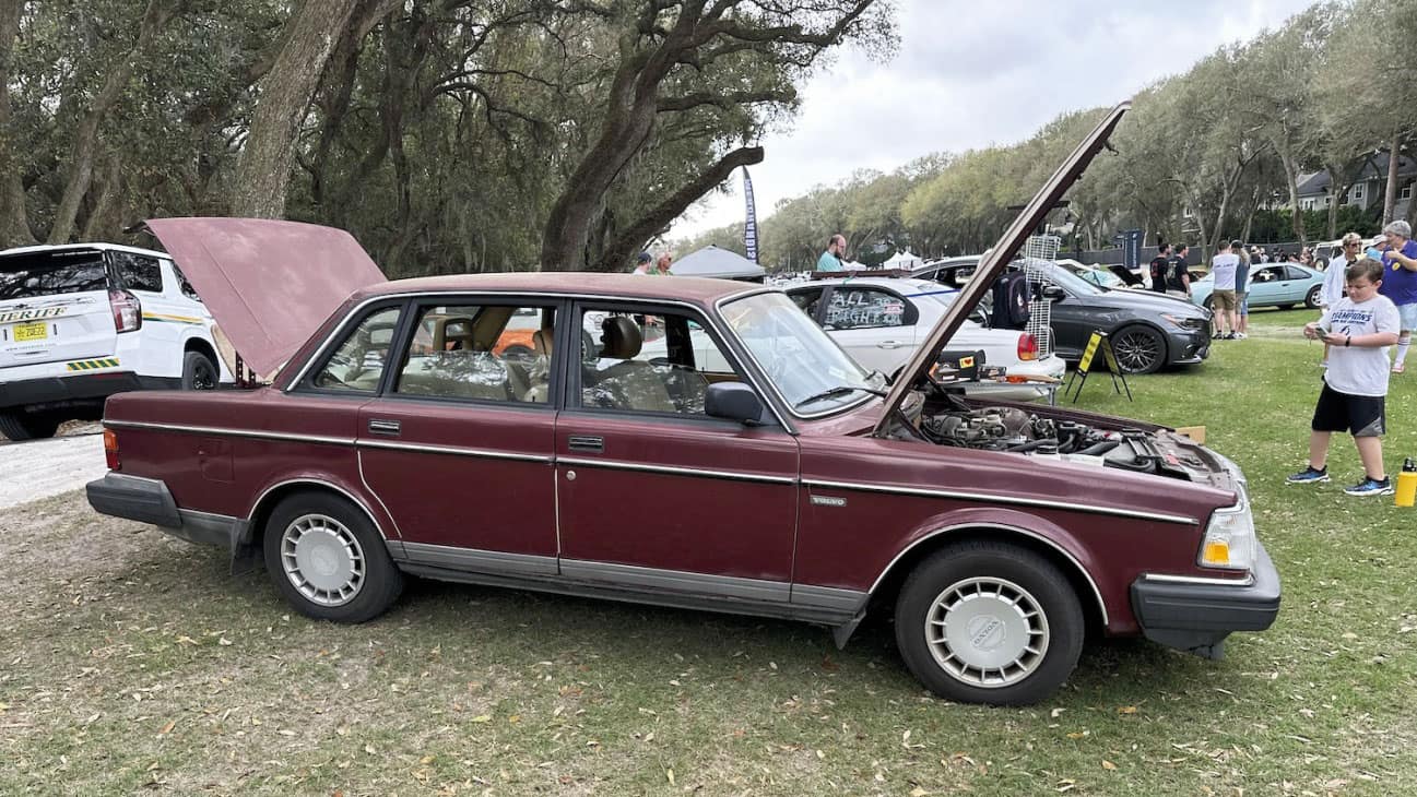 Car on auction at the Pebble Beach classic car forum