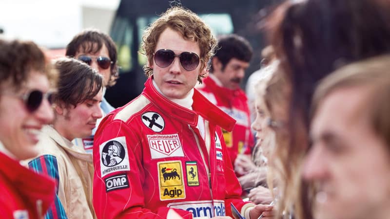 DANIEL BRUHL stars as disciplined Austrian perfectionist Niki Lauda in Rush