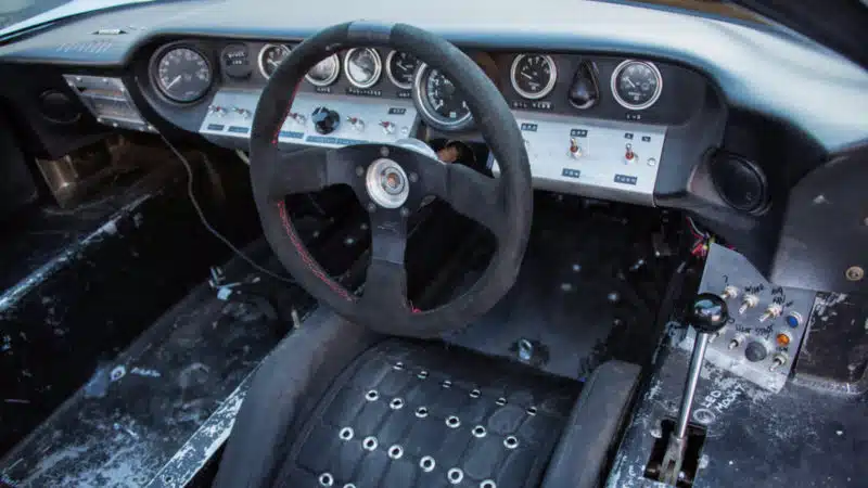 Dashboard of car used in Ford_v_Ferrari