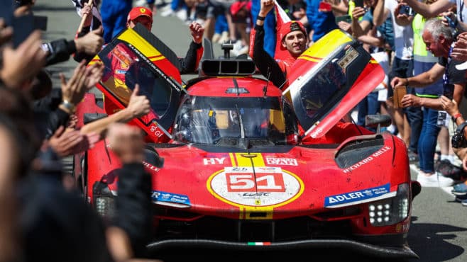 Ferrari takes historic Le Mans win in chaotic race after 50 years away