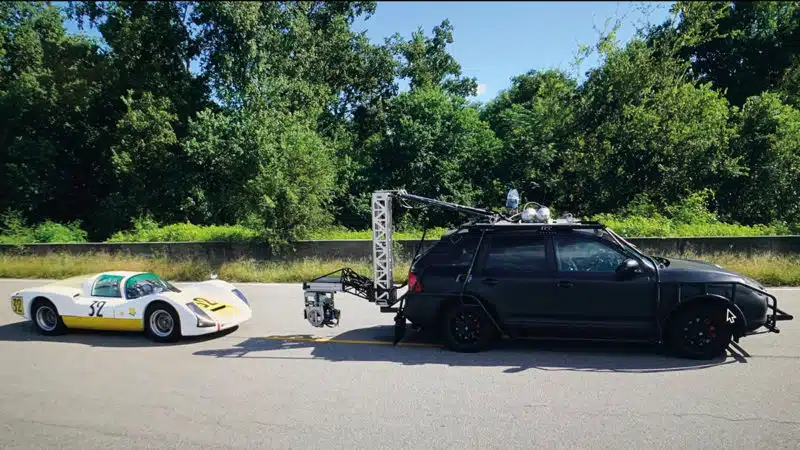 Film Car on Ford v Ferrari set