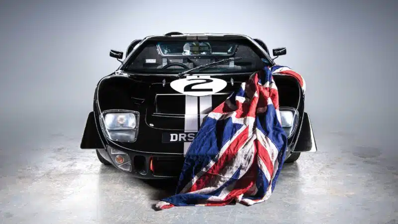 Ford GT with the union jack