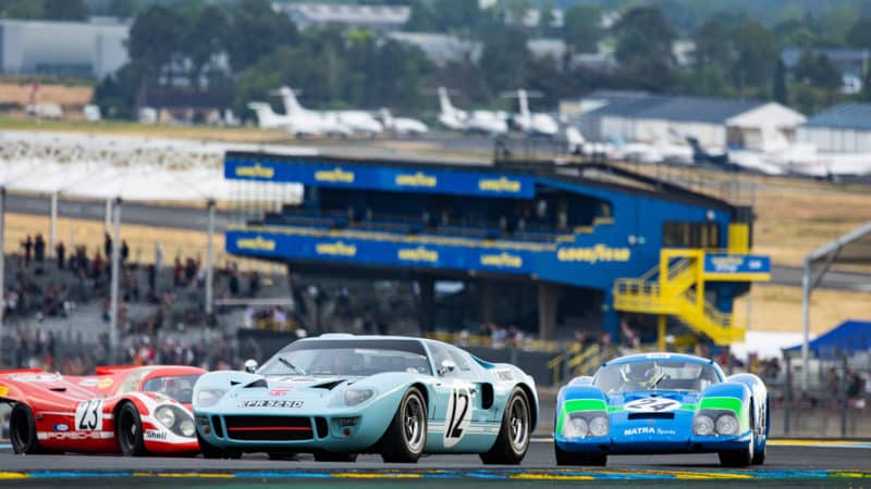 Ford GT40 with Matra and Porsche 917