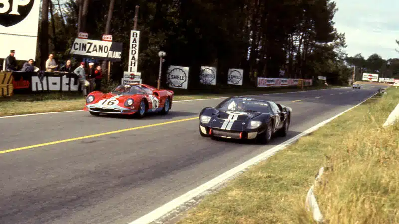 Ford and Ferrari at 1966 Le Mans 24 Hours