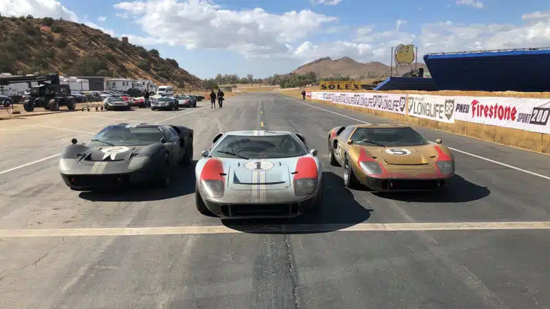 Ford v Ferrari 3 car line up