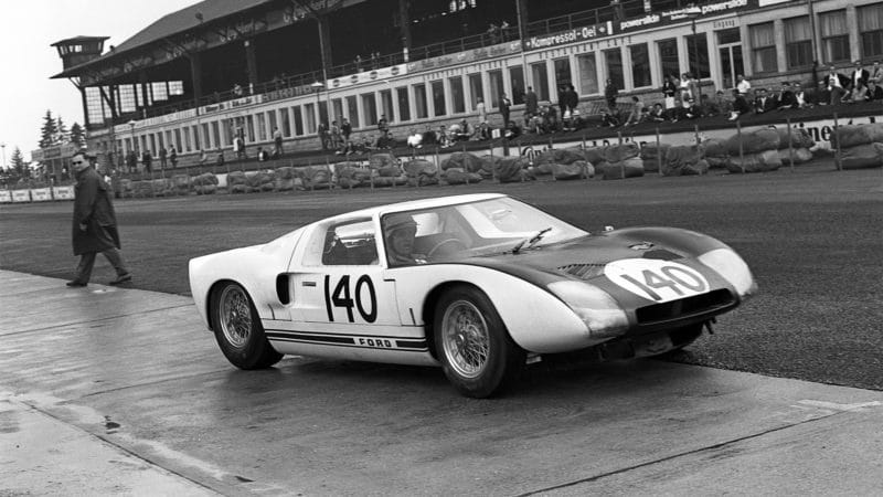 Phil Hill Ford GT40 Nurburgring