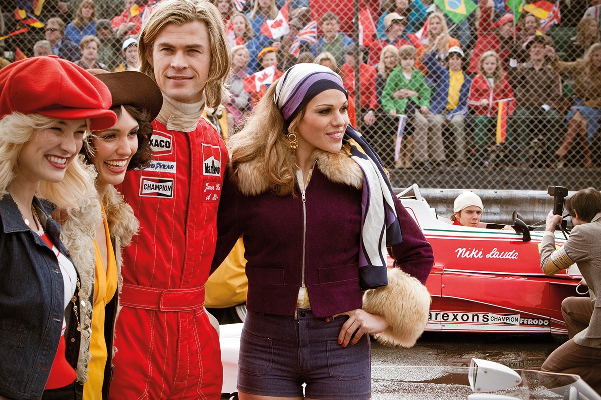 Chris Hemsworth (James Hunt) in Rush
