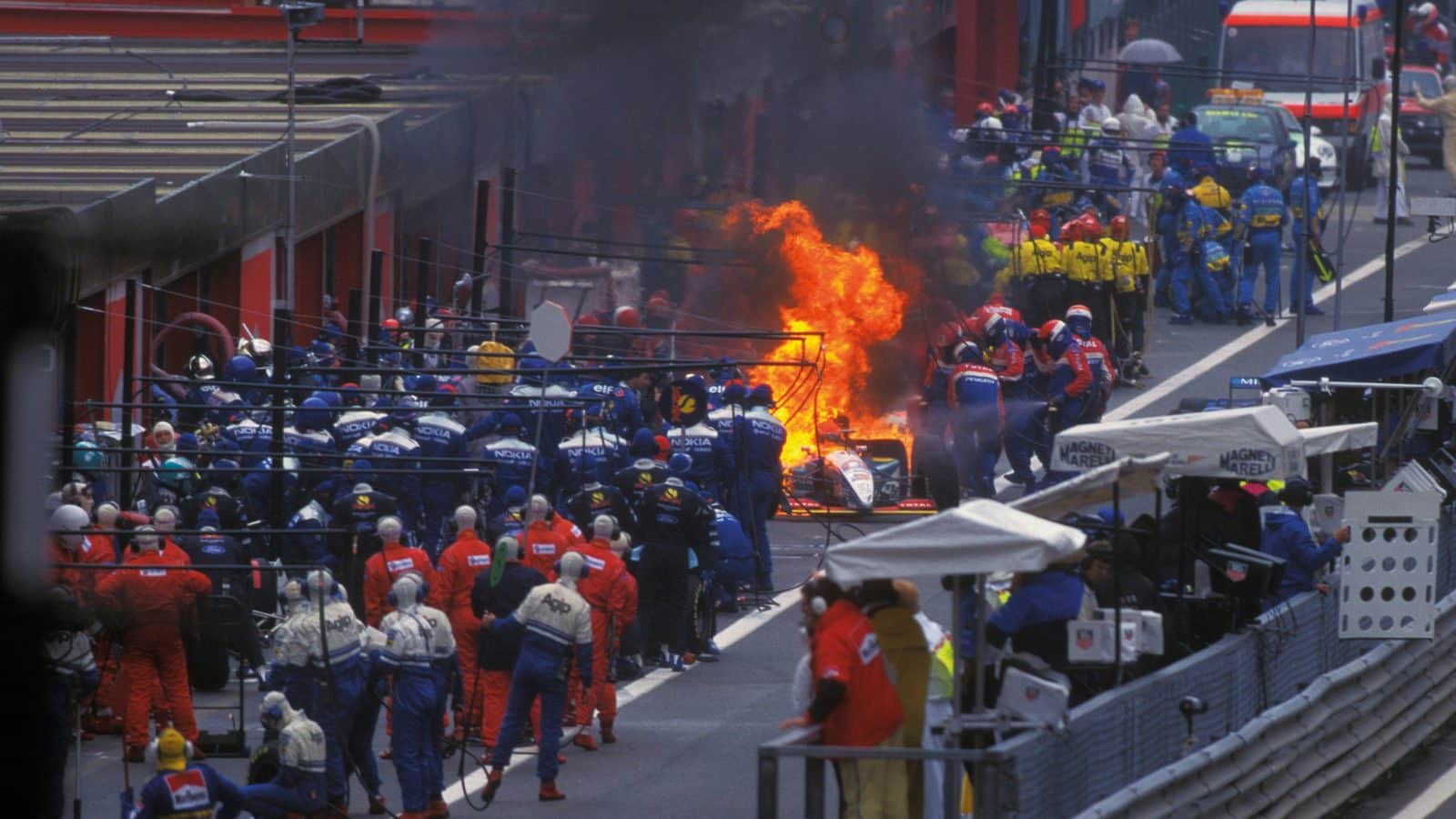 Irvine’s Jordan on fire at Spa 1995