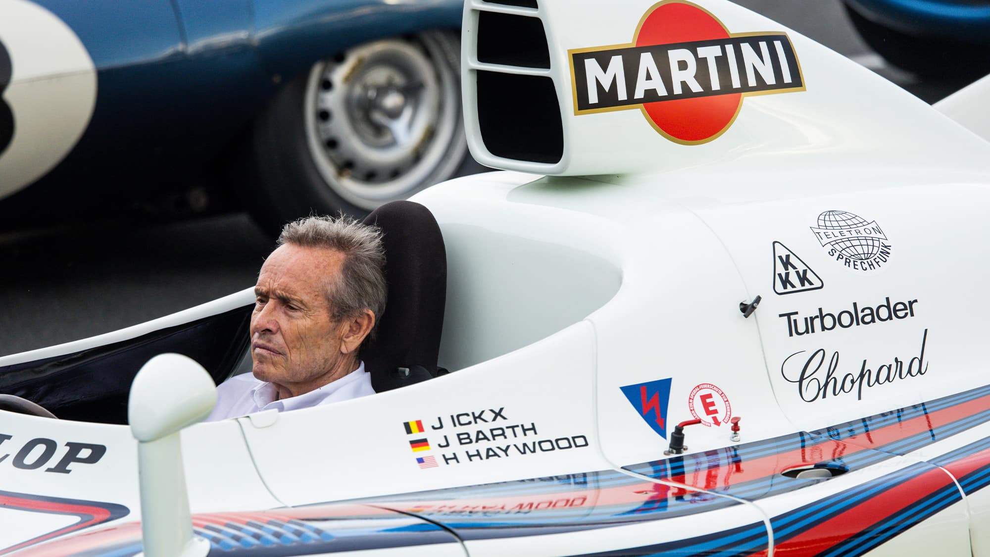 Jacky Ickx in 180 Le Mans winning Porsche 908