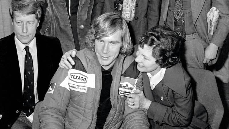 James Hunt with Mum Sue