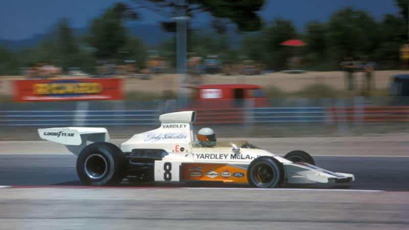 Jody Scheckter in 1973 French GP at Paul Ricard