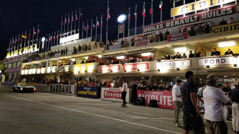 Le Mans pits built for Ford v Ferrari