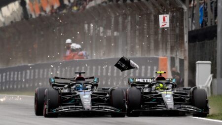 Mercedes drivers in ‘dangerous’ collision behind dominant Verstappen – Spanish GP qualifying