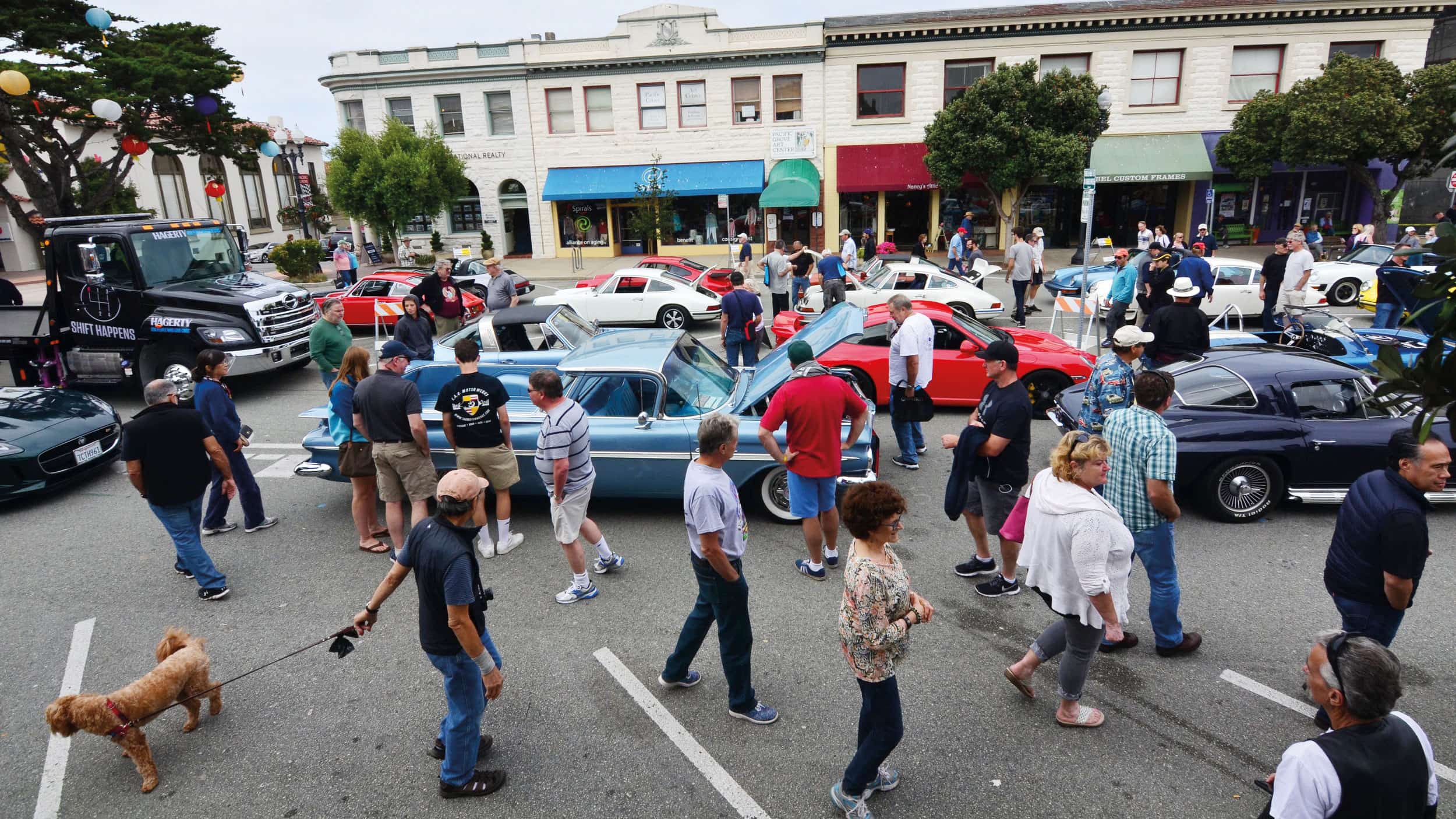 Monterey Kickoff on the restaurant-lined Lighthouse Avenue