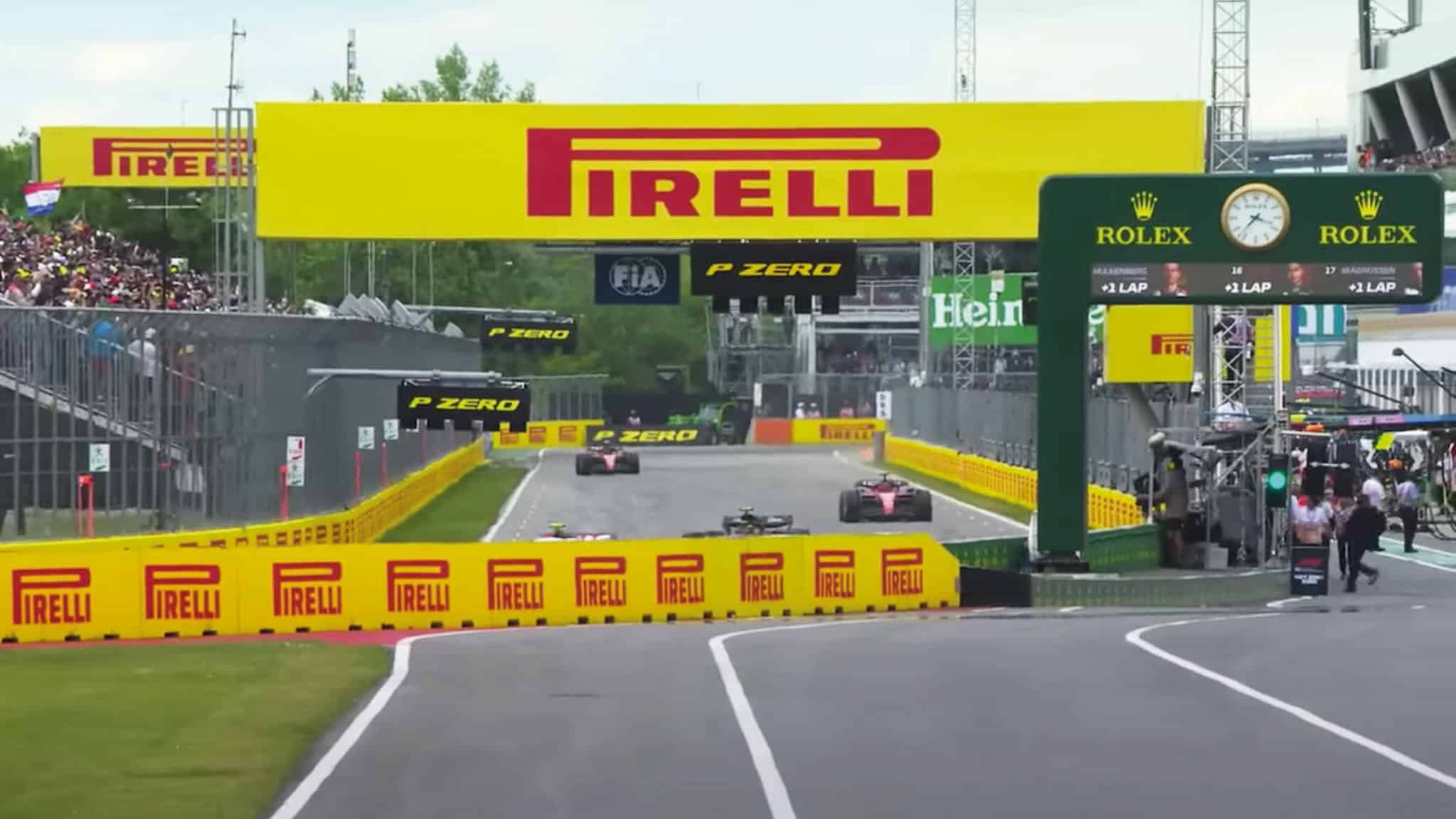 Montreal Pirelli pitwall