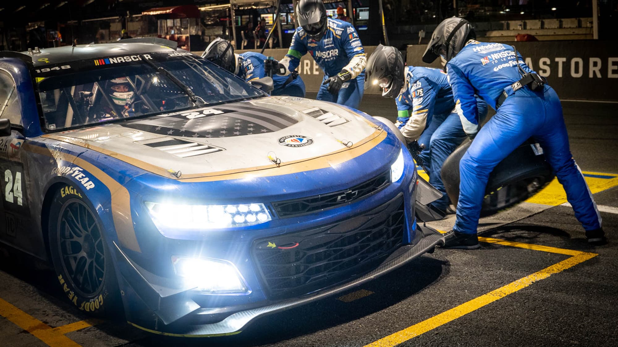 NASCAR Garage 56 pitstop