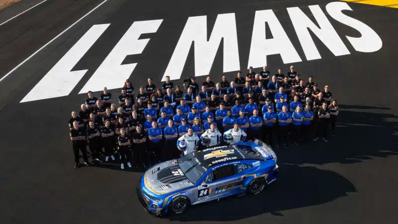 NASCAR Le mans Garage 56 team photo