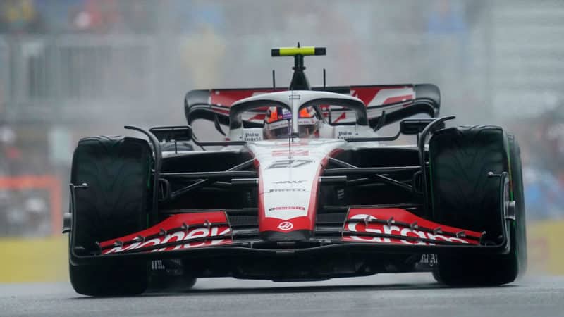 Nico Hulkenberg in qualifying for 2023 Canadian Grand Prix