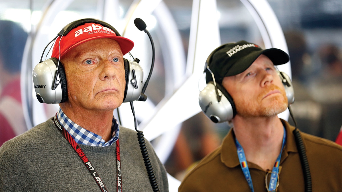 Niki Lauda with Ron Howard