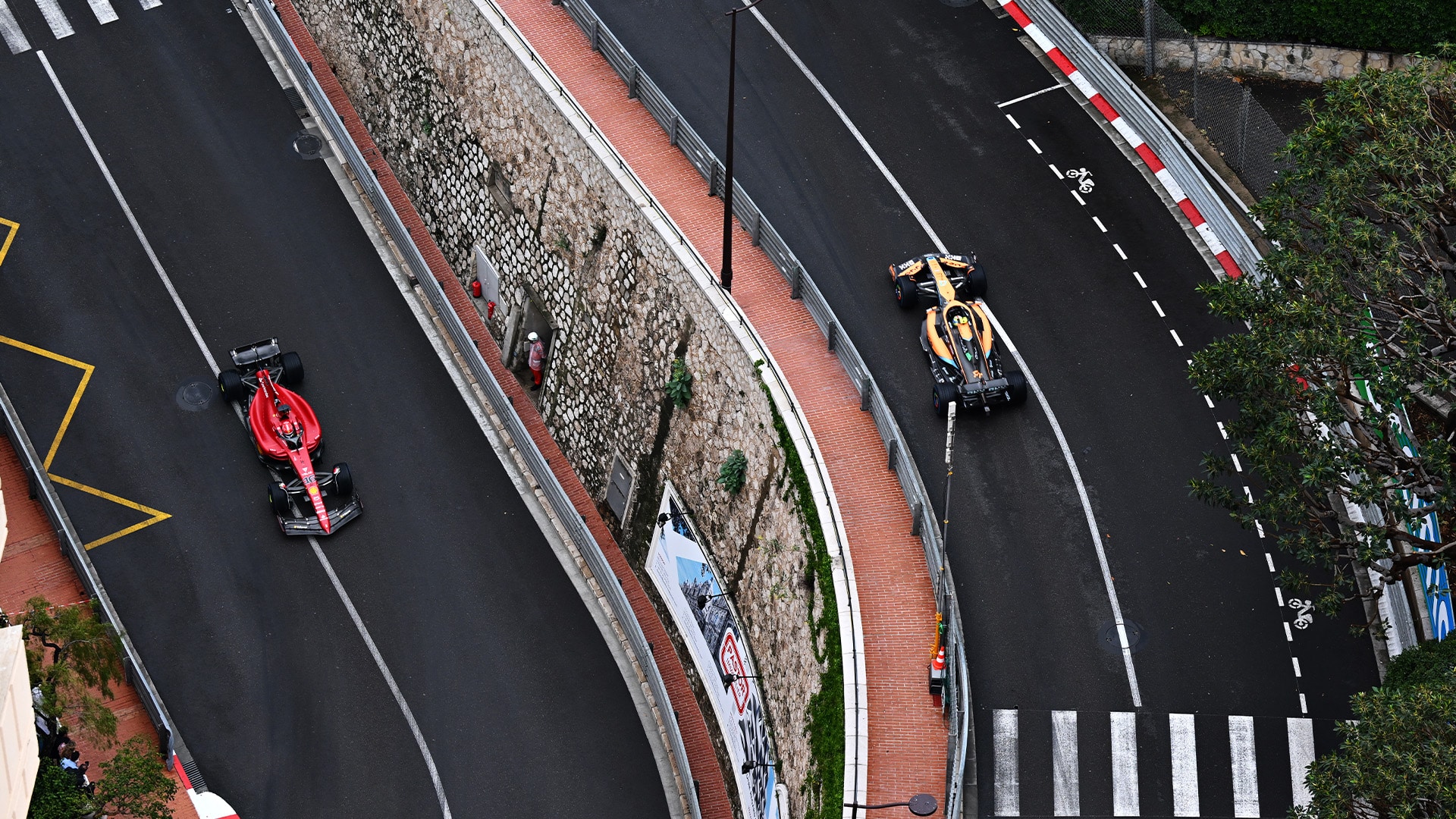 Lando Norris Charles Leclerc Monaco Grand Prix 2023