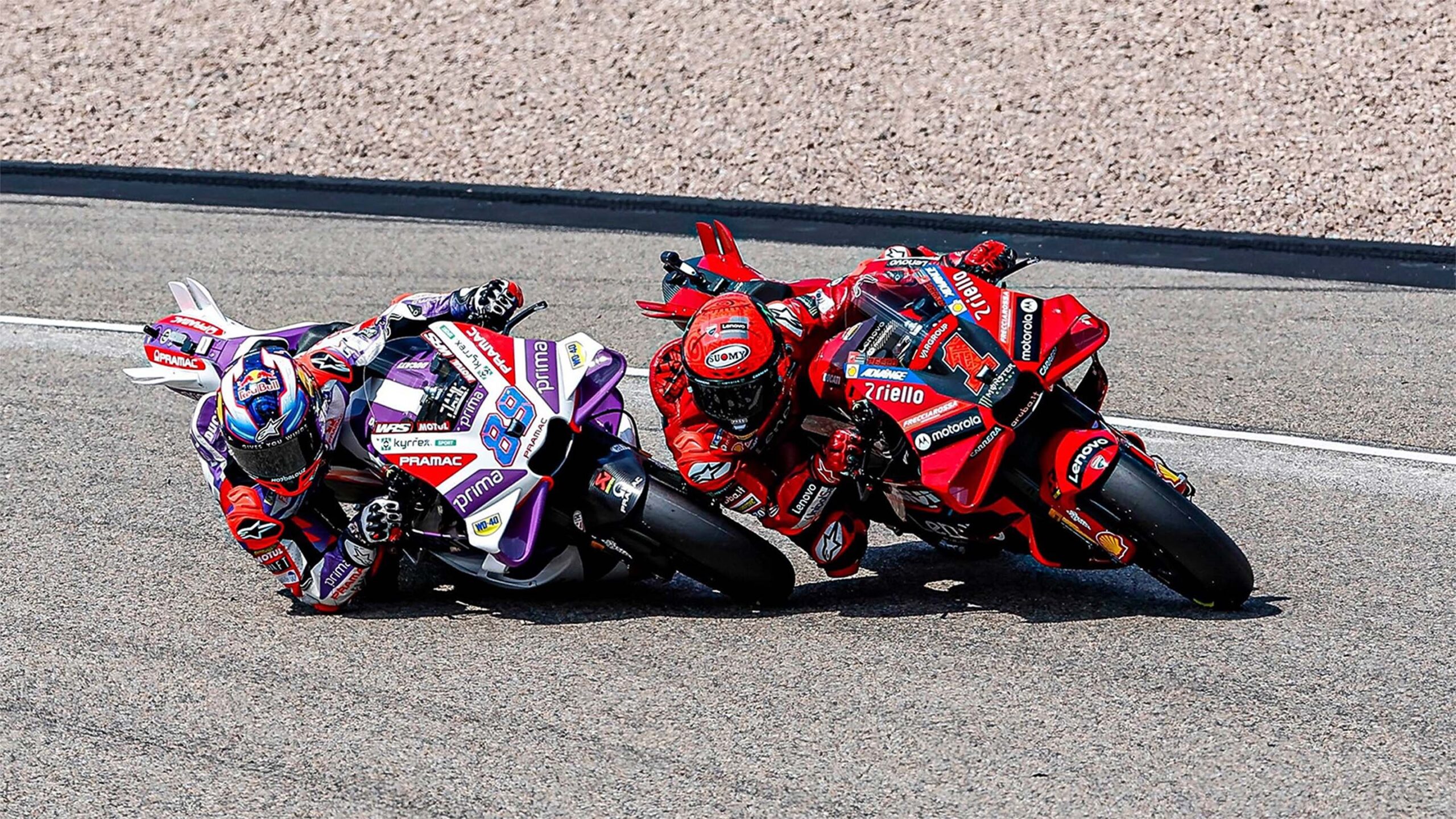 Martin and Bagnaia German GP MotoGP