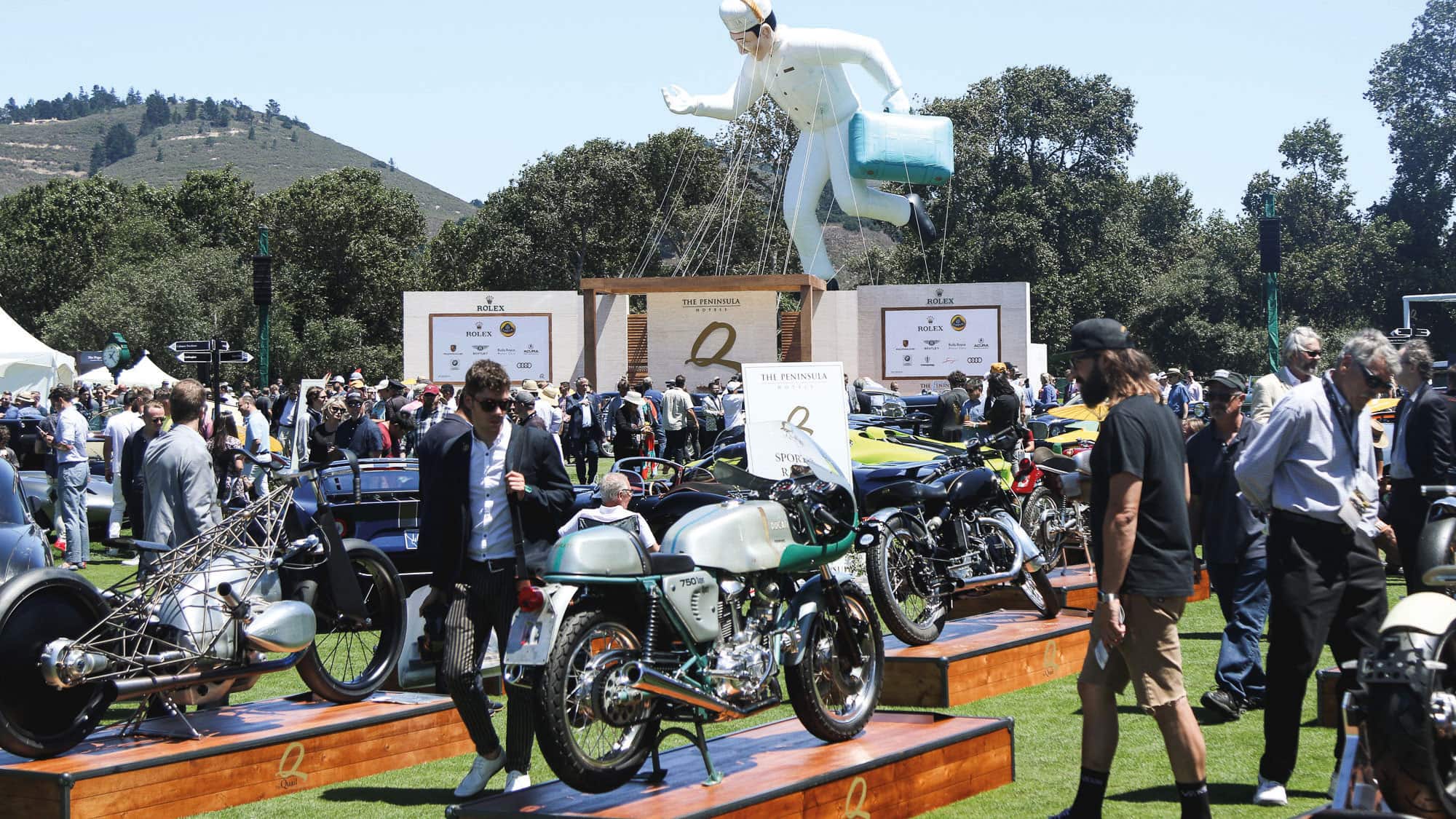 Quail Motorcycle on display
