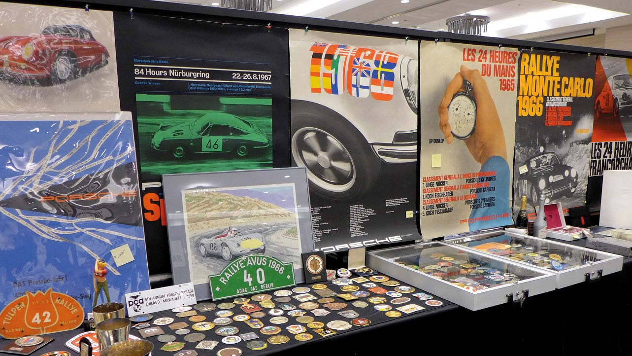 Rare posters at Automobilia Monterey