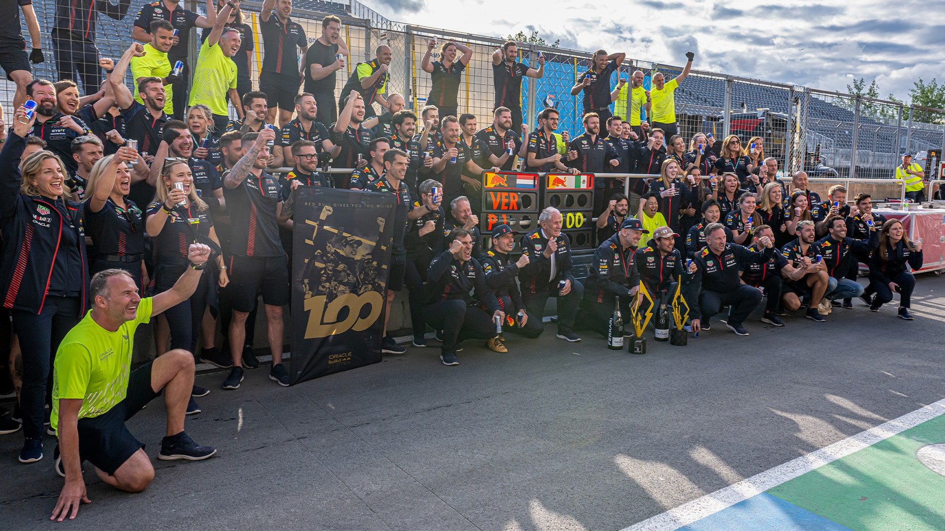 Red Bull Team Photo Canada