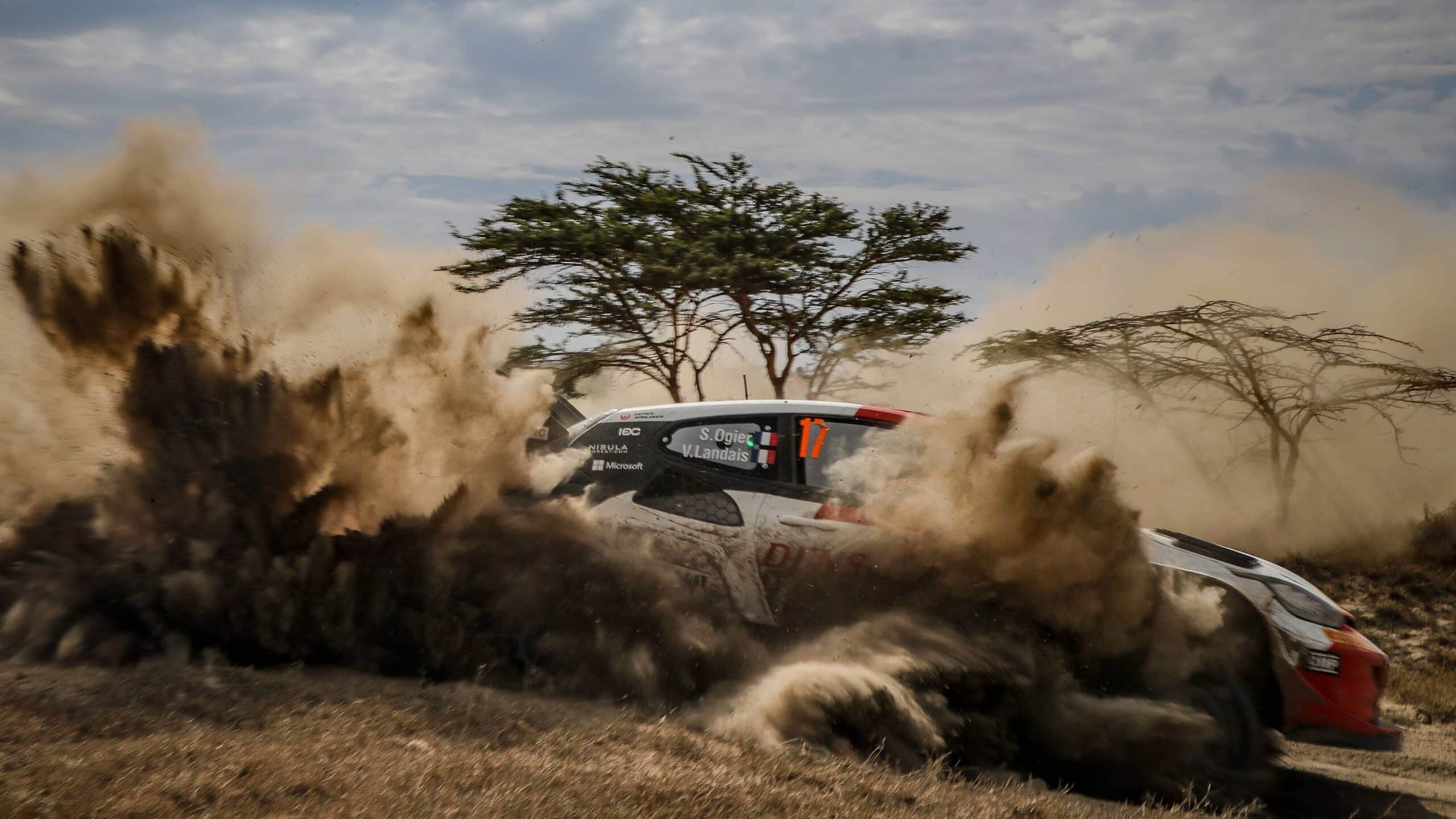 S.Ogier and V.Landais in Kenya WRC