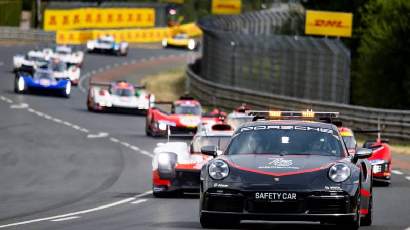 Safety car in 2023 Le Mans 24 Hours race