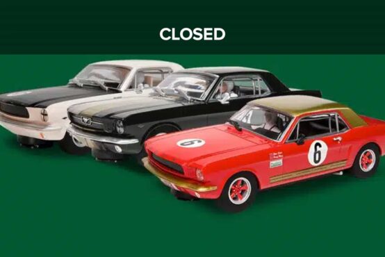 Win a set of 3 Scalextric model cars