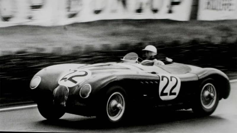 Stirling Moss Le Mans Jaguar 1951