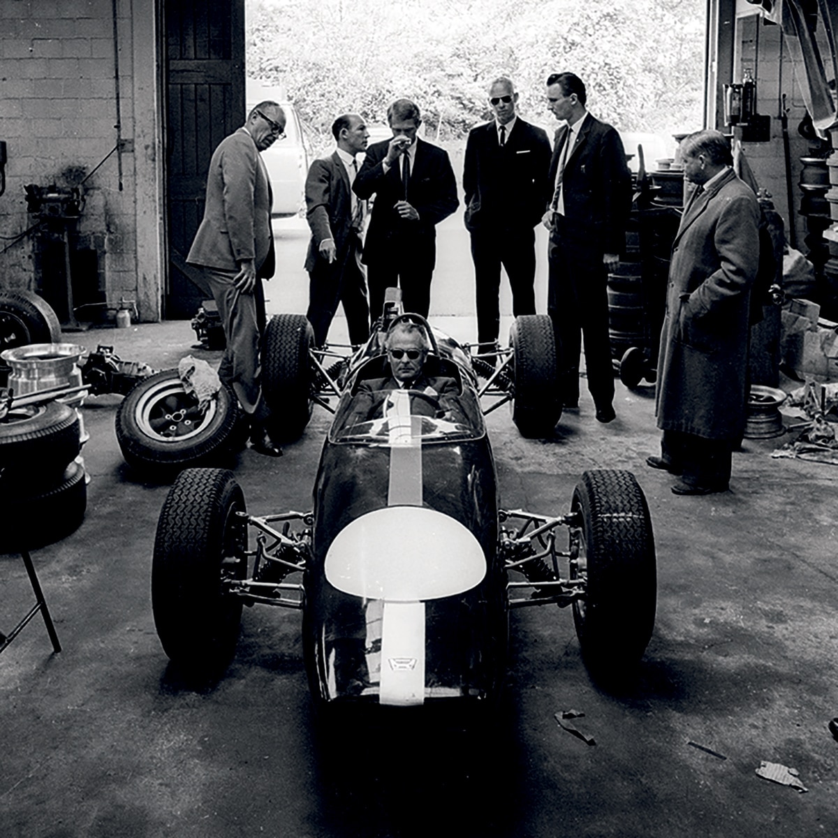 Sturges, Moss, McQueen, producer Bob Relyea and Phil Kerr