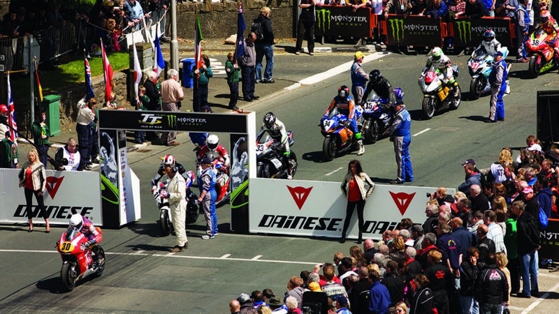 The Isle of Man TT grid