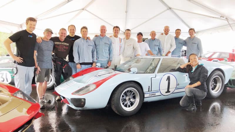 The stunt driving crew of Ford v Ferrari