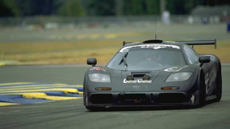 Ueno Clinic McLaren F1 GTR in 1995 Le Mans race