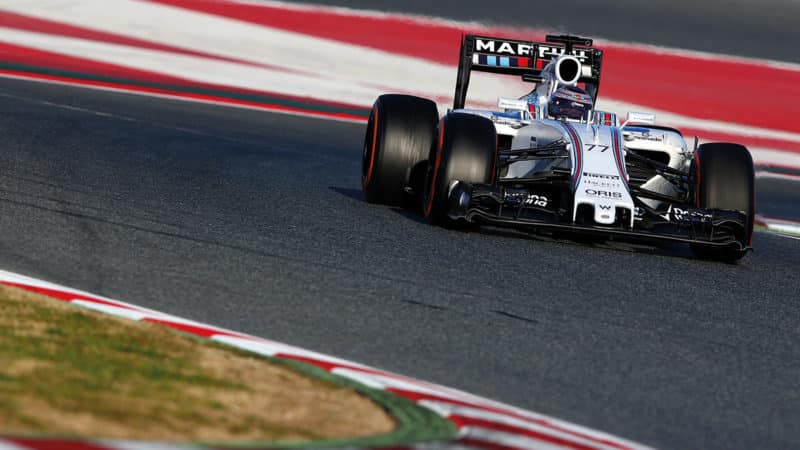 Valtteri Bottas F1 Testing In Barcelona