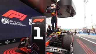 Verstappen takes grand slam Spanish GP win with both Mercedes on podium