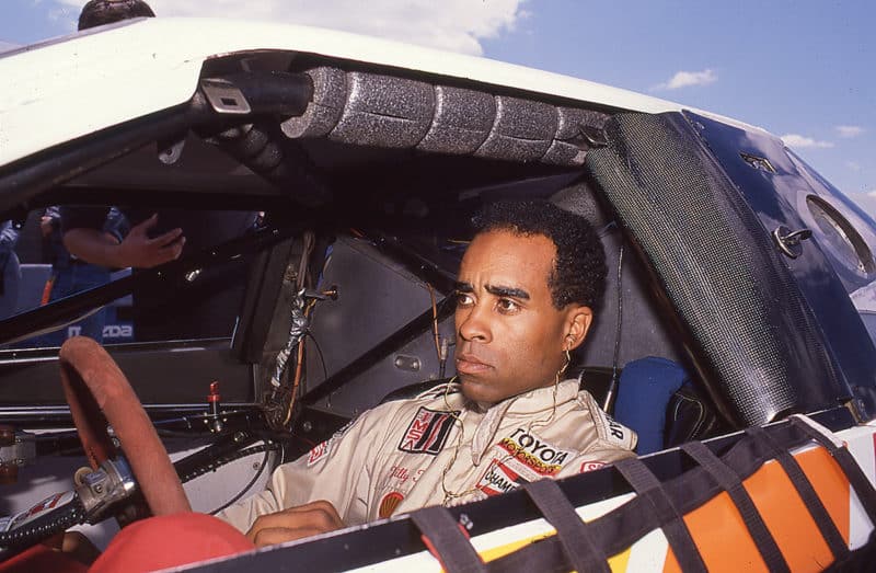 Willy T. Ribbs in his Toyota GTO