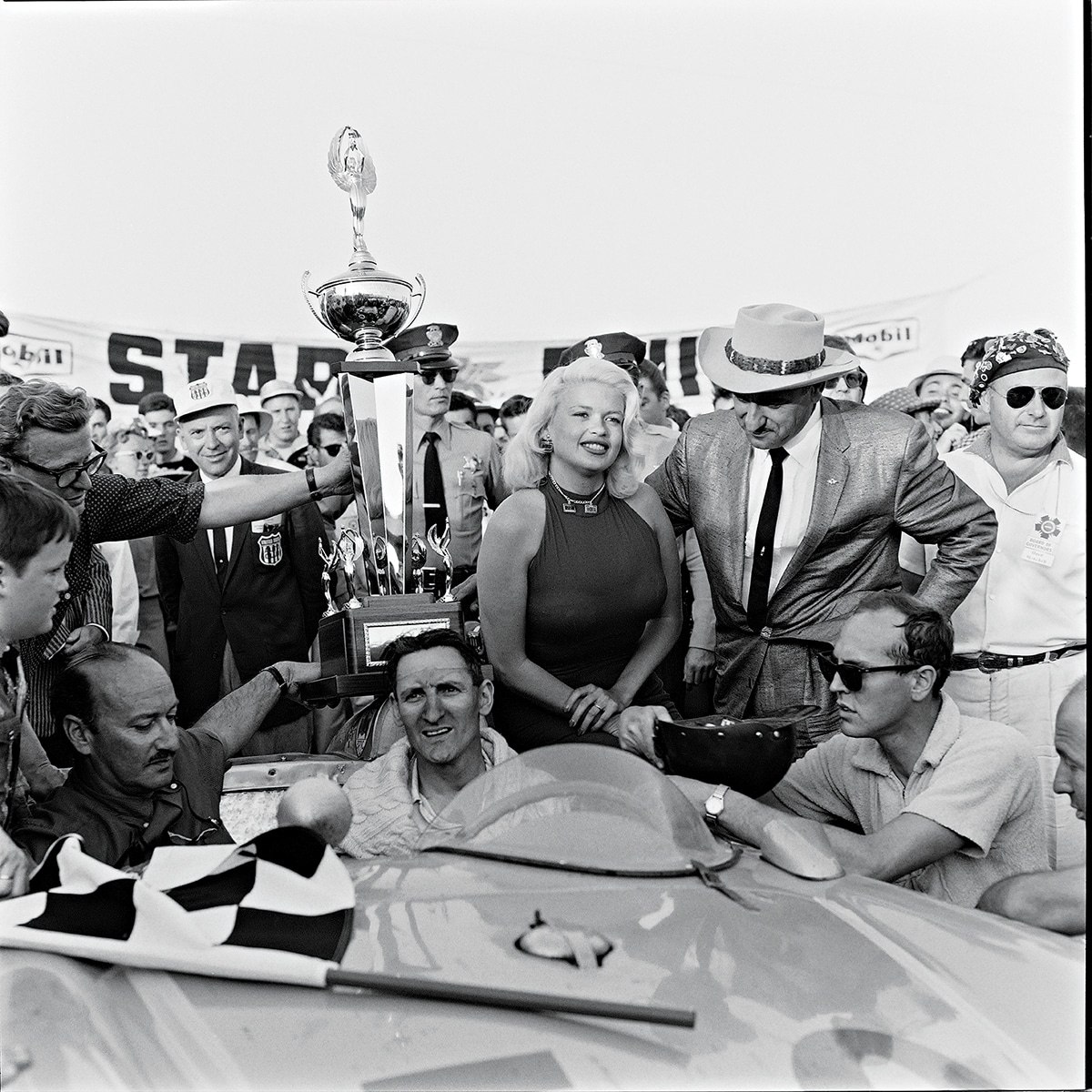 Ken Miles with actress Jayne Mansfield