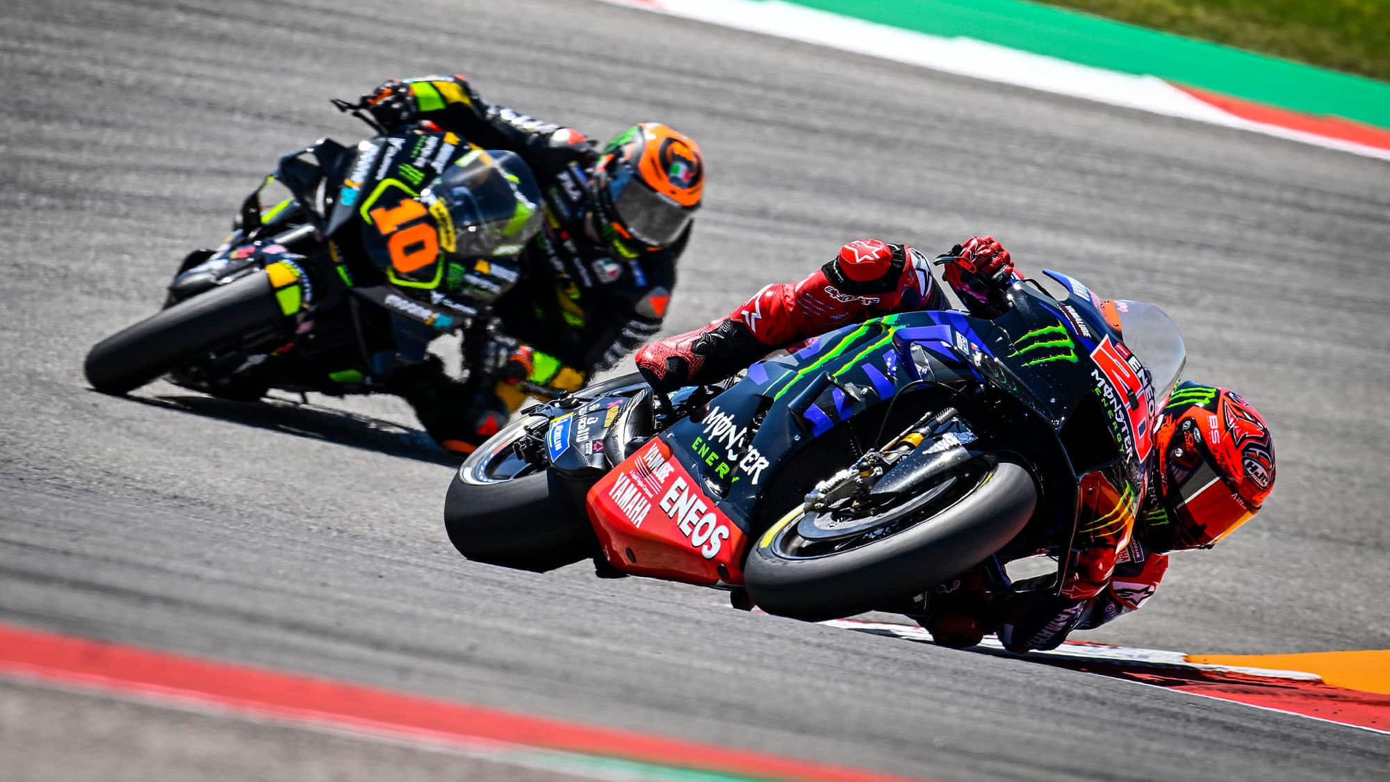 Yamaha Quartararo Marini COTA Marini 2nd Quartararo 3rd