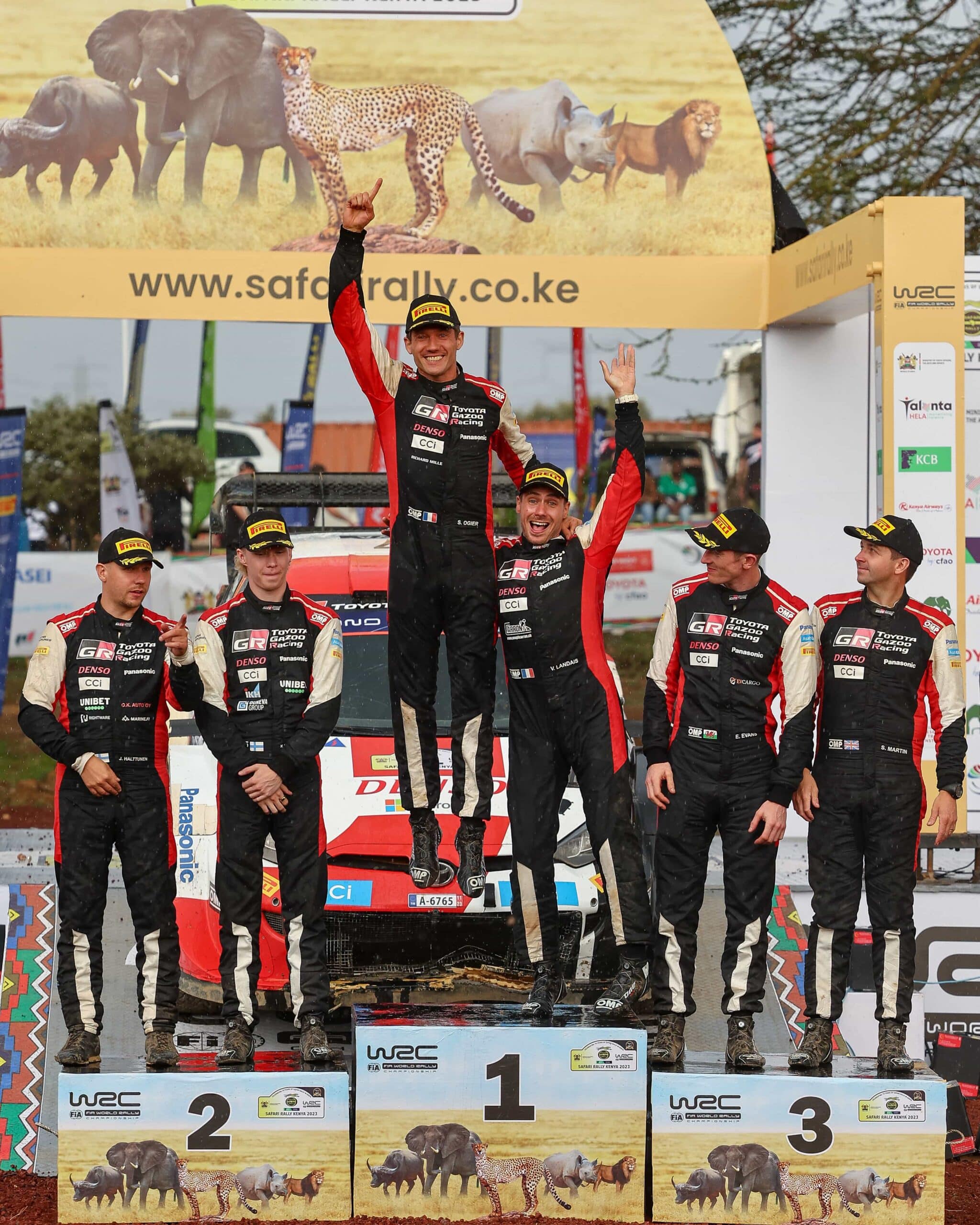 Yaris takes 1-2-3-4 in Kenta WRC