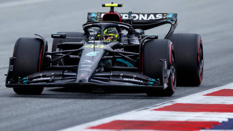 2 Lewis Hamilton Mercedes 2023 Austrian GP