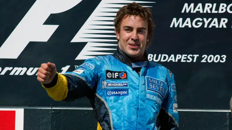 3 Fernando Alonso Renault 2003 Hungarian GP