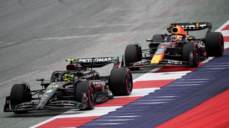 3 Lewis Hamilton Mercedes 2023 Austrian GP