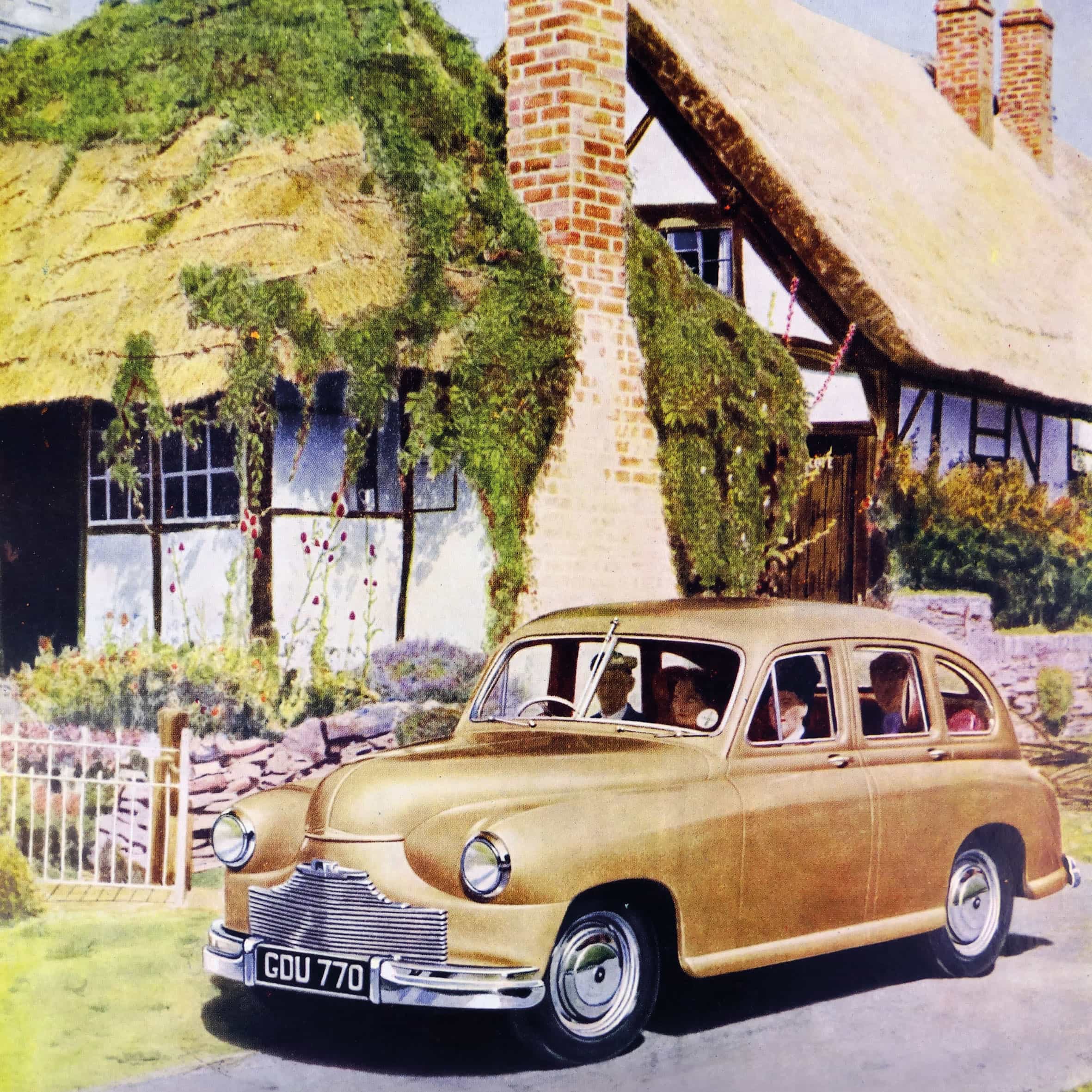 Advert for the standard vanguard saloon car