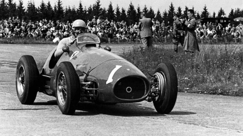 Alberto Ascari 1953 in his Ferrari