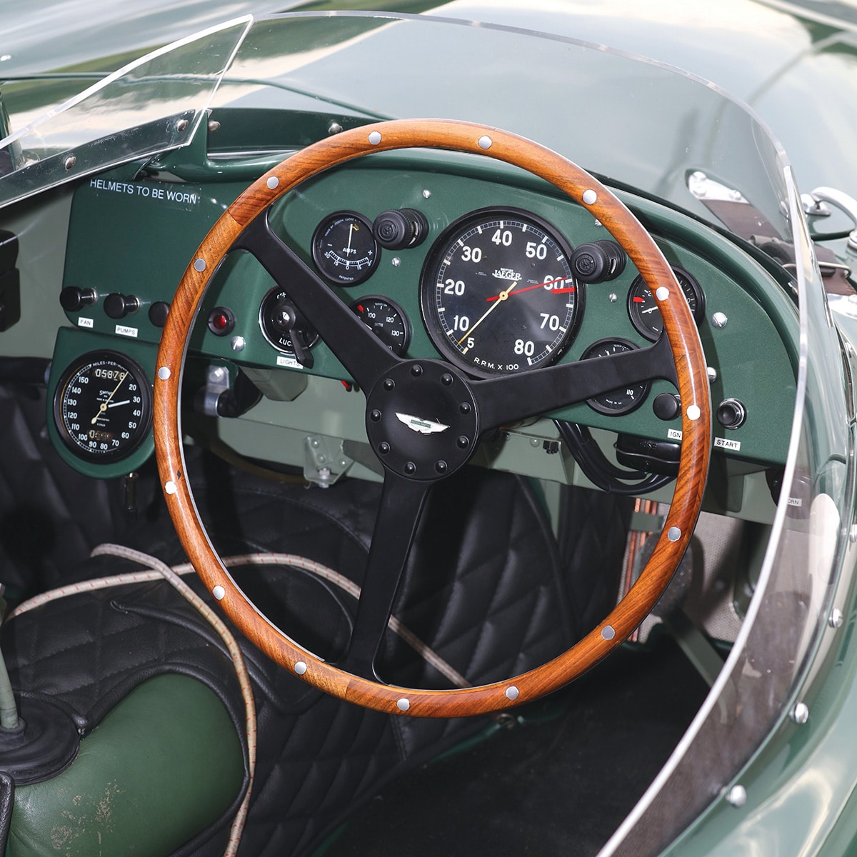 Aston Martin DB3S cockpit