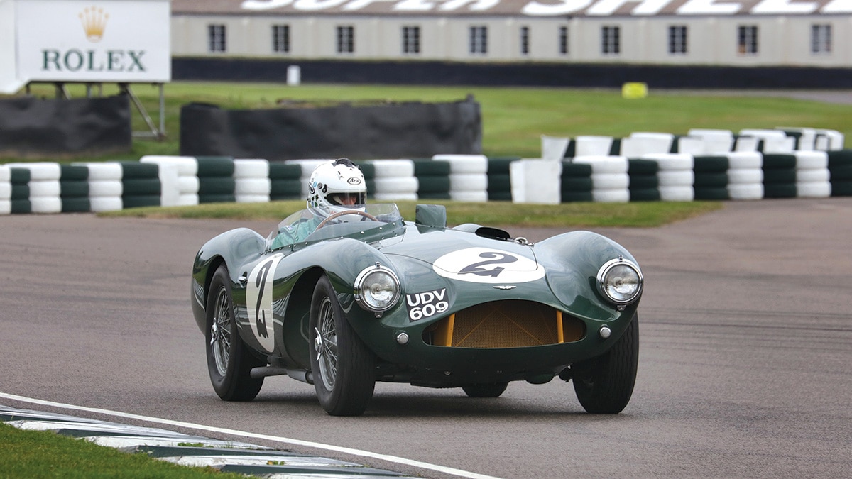 Aston Martin DB3S on the track 2